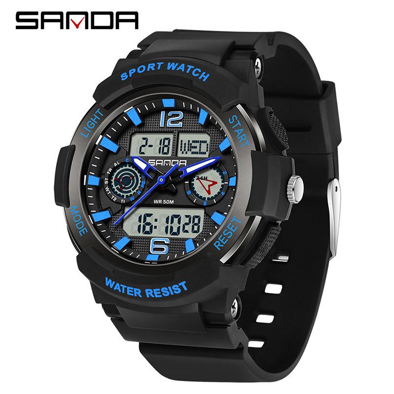 Sanda Fashion Watches: Trendy, Multifunctional, Luminous, Waterproof Sports Watches for Men and Women