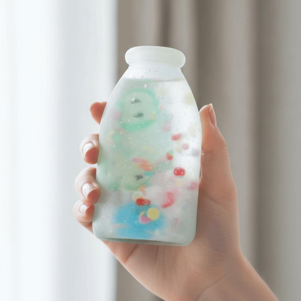 Transparent Transparent Bottle Fidget Toys Random Color Maltose Bottle Squishy Toy Relieve Anxiety