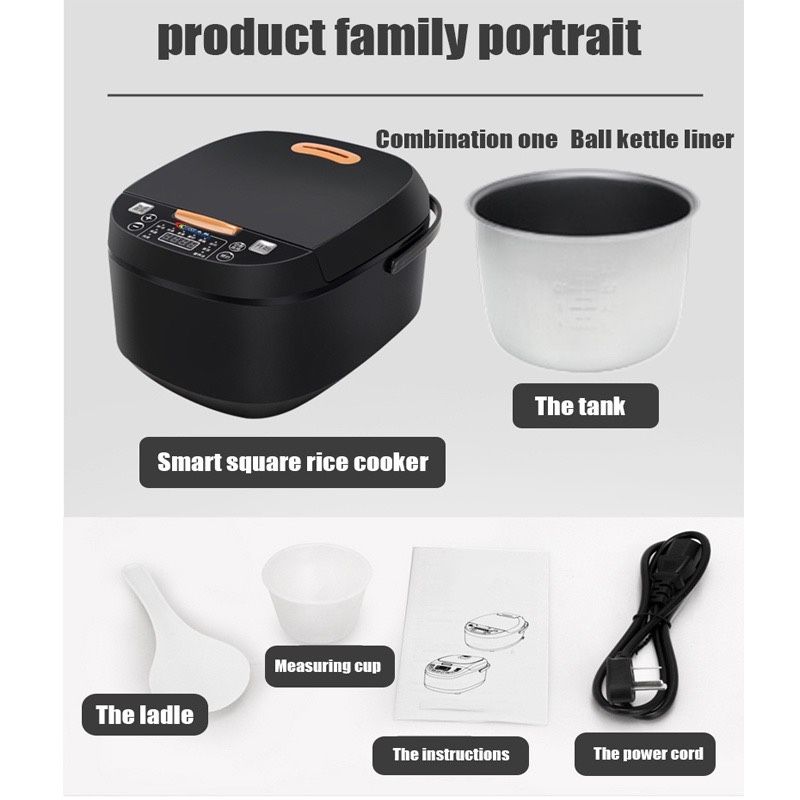 

5 л Мультиварка с английской кнопкой English button 5L black