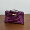 Real Leather First Generation Hand-held Bag Women's High-end Texture Crocodile Pattern Bag And New Item Single Shoulder Crossbody Chain Bag