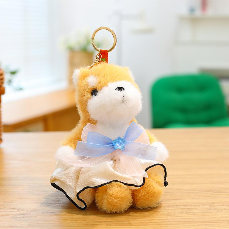 New Fragrance Creative Baseball Bear Plush Doll Keychain Bag Pendant Store Grab Doll Gift Goods