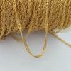 Hot Sale 1.8mm Gold Filled Singapore Chain Bulk 14K for Jewelry Making Bracelet Necklace