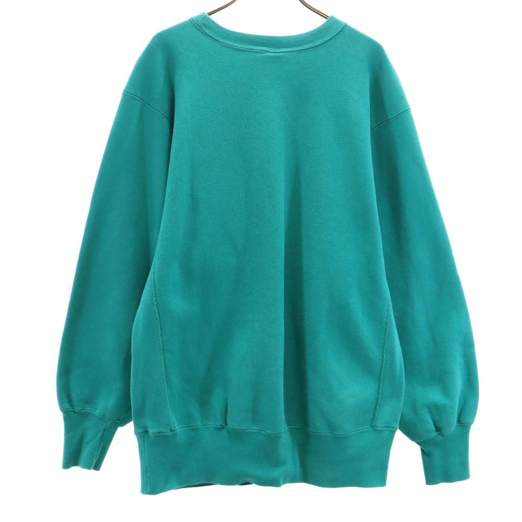 Champion 90s Old embroidered tag made in USA SLIPPERY ROCK Long sleeve Reverse Weave Sweatshirt trainer Men's Used