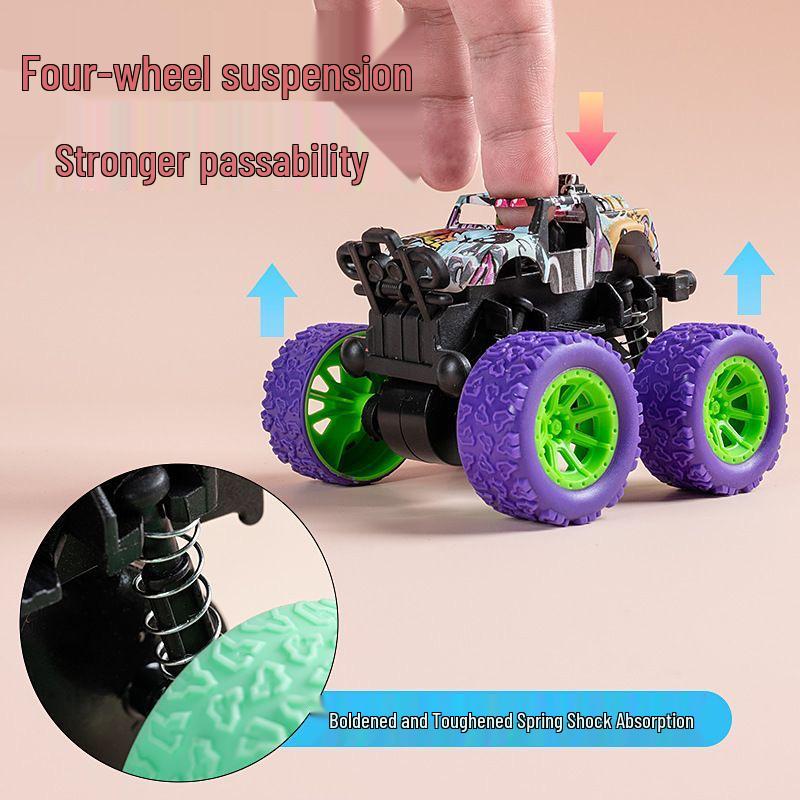 Popular Kids' 4WD Inertia Stunt Car - Drift & Rollover Capabilities