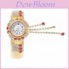 Fashion Gold Bracelet Watch For Women With Quartz Movement And Sparkling Accents