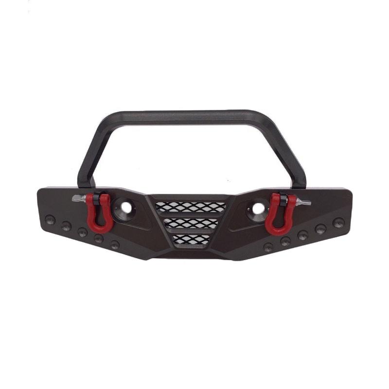 Premium Cnc Machined Black Aluminum Front Rear Bumper For Axial Scx10 Rc Truck