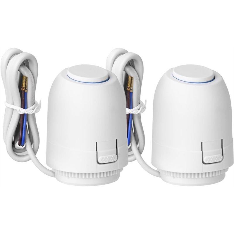 ABWR-Floor Heating Valve 2Pack 230V NC AC Electric Thermal Actuator Manifold For Underfloor Heating Thermostat System белый