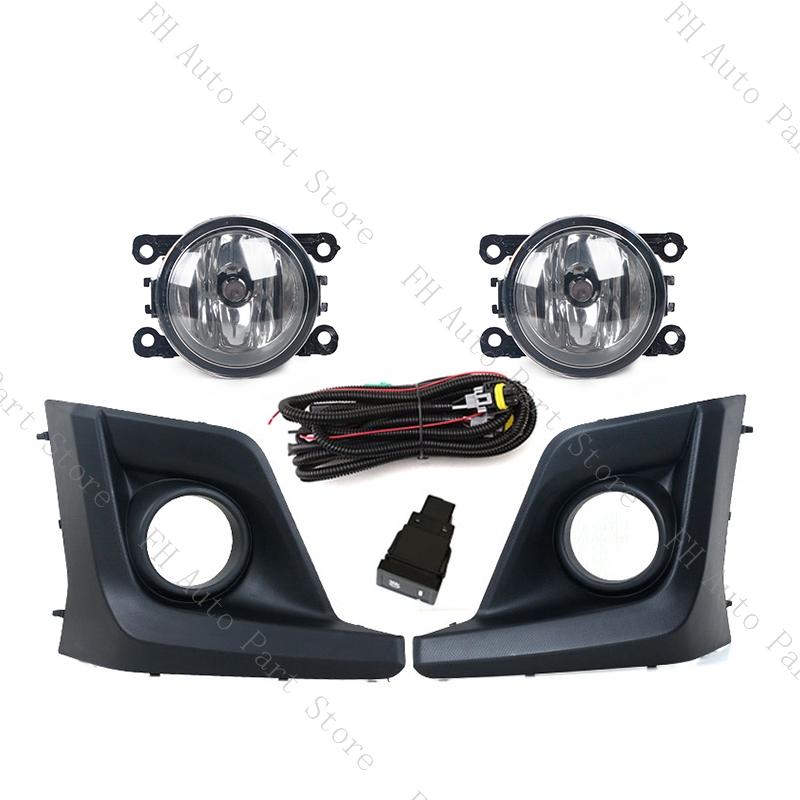 

1 комплект Накладка на противотуманную фару переднего бампера Рамка Накладка Кабель Переключатель Комплект для Subaru Crosstrek XV 2018 2019 2020 Противотуманная фара