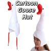 Creative Big Goose Headgear Plush Cartoon Goose Hat Halloween Party Hat  Party Headdress Decoration