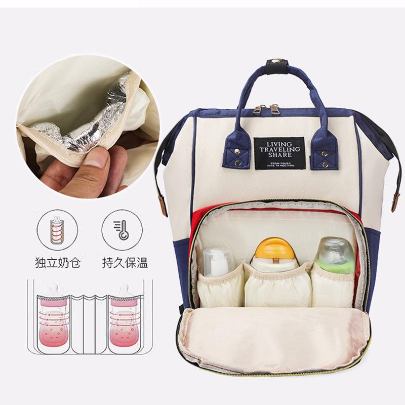 Schoolbag Mommy bag Independent milk warehouse Portable maternity waiting for delivery storage bag Multifunctional large-capacity upgraded thermal