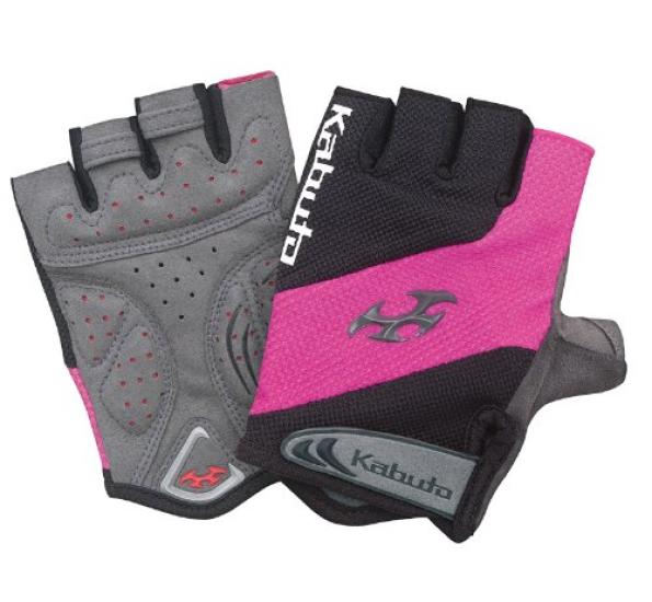 

OGK KABUTO Fingerless Cycling Gloves Slim S SPG-6, Pink/Black, Size