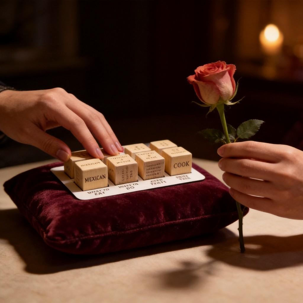 After Dark Date Night Dice Wooden Game For Couples Romantic Gift