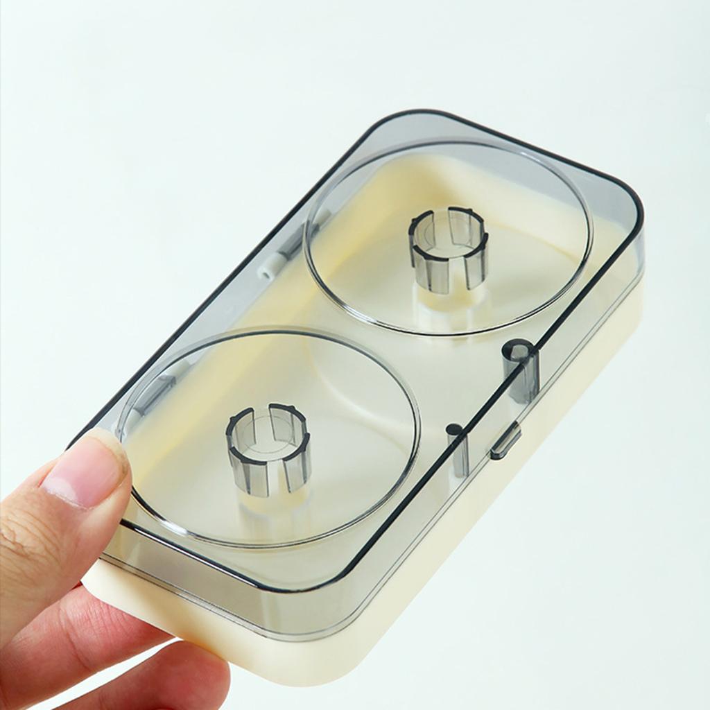 2Pcs Magnetic Fishing Line Storage Box Flexible Tackle Box Fishing Lines Storage Holder Convenient Organizer Enduring