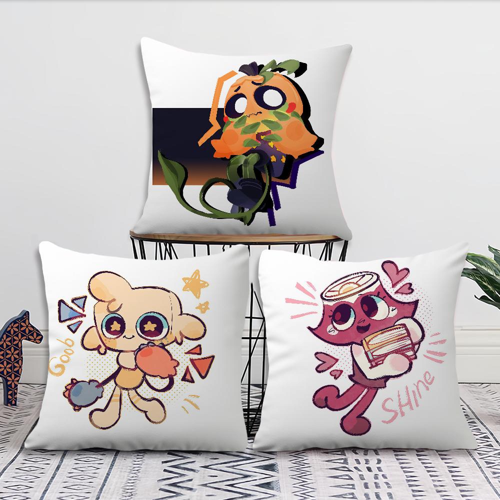 Game D-dandys cute W-world cushion cover Pillow Cover Decoration Room Home Sofa living Office Car Nordic Simplicity