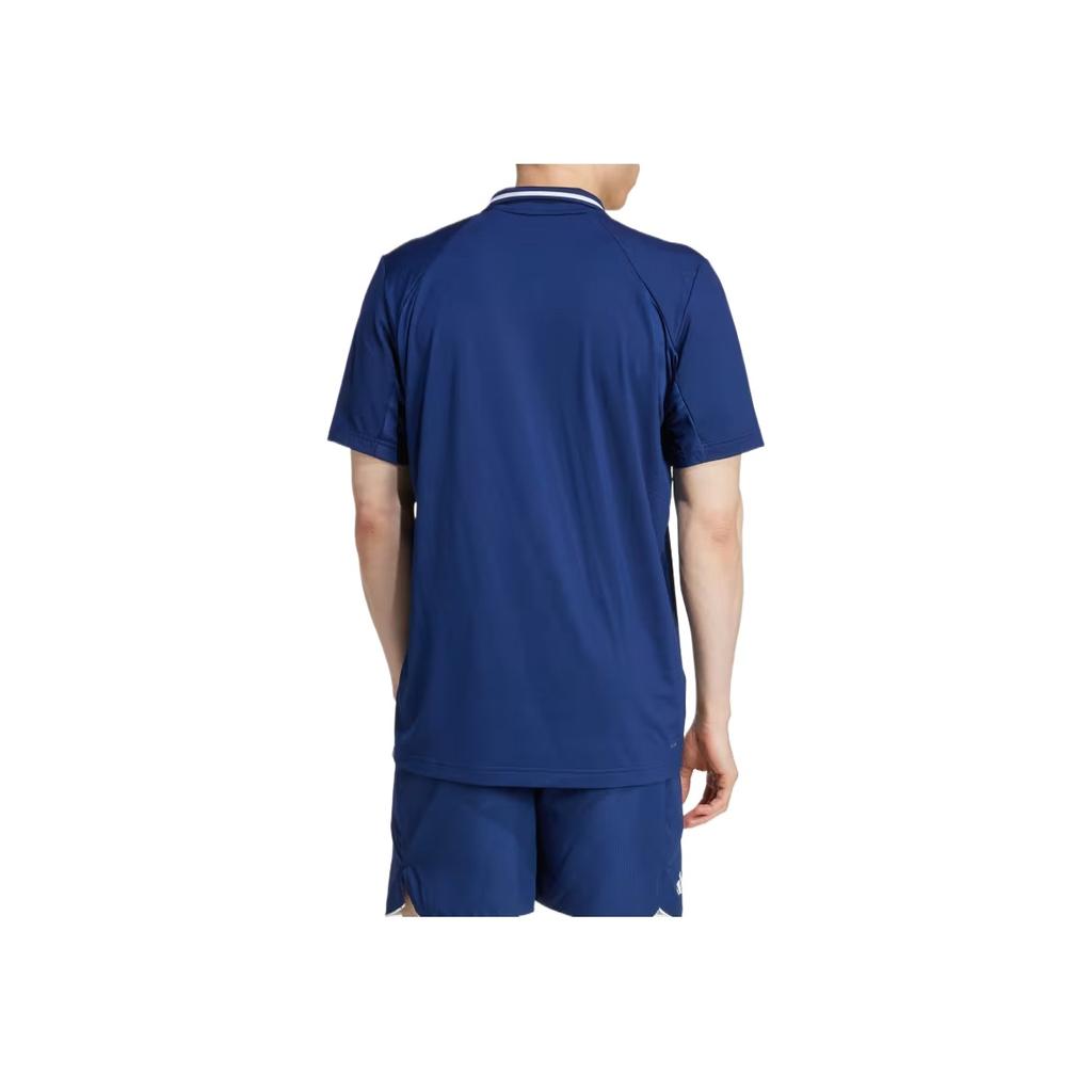 adidas Tennis Climacool Confortevole Versatile Elegante Morbido Polo a Maniche Corte Uomo top Blu JF8425