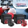 Portable Kinetic Energy Mini Heater Car Air Freshener Double Ring Rotating Solar Air Purifier Perfume Aromatherapy Machine