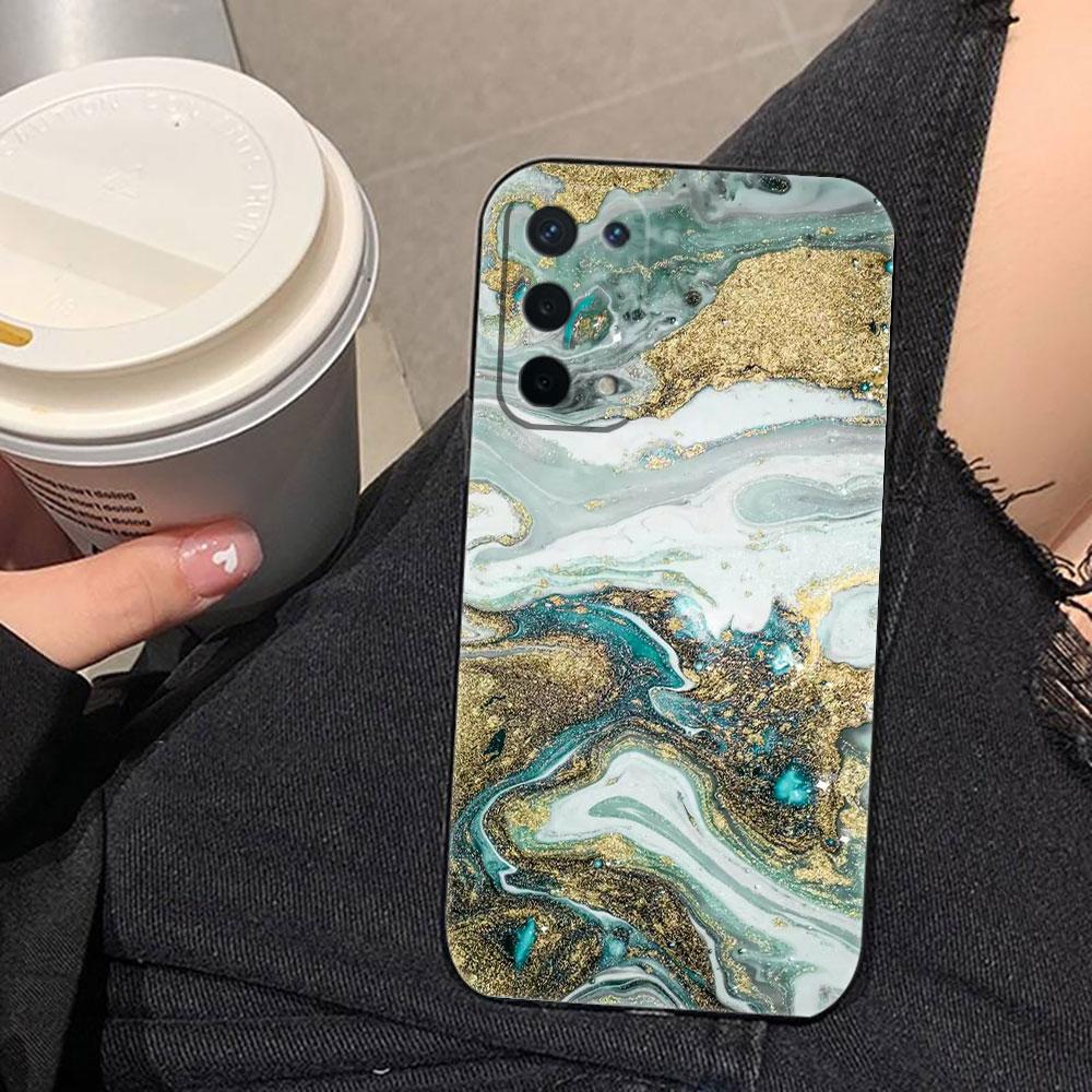 Aquarellmalerei Marmor Handyhülle Für OPPO F31 A5X A6X A5 A6 A17 A16 A38 A53 A54 A55 A57 A58 A60 A74 A78 A92 A93 A94 Hülle