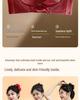 Women's 2026 Red Lingerie Anti-Sag Wireless Bra with Adjustable Support