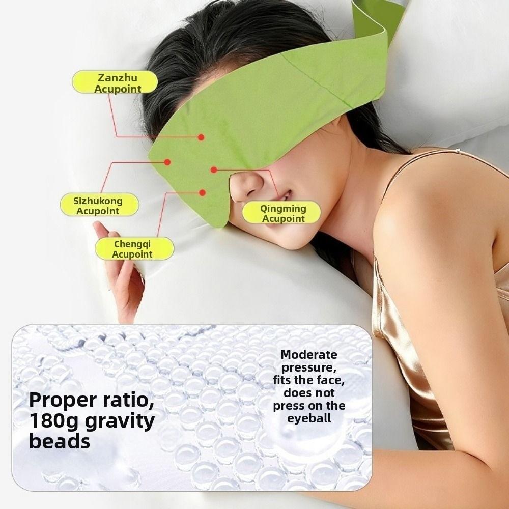 Breathable Weighted Eye Mask Comfortable Eyepatch Skin-Friendly Gravity Sleep Mask  Deep Sleep