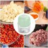260ML Electric Garlic Mincer, USB Rechargeable Mini Food Chopper, Portable Vegetable Grinder for Garlic, Chili, Meat & Baby Food, Kitchen Gadget
