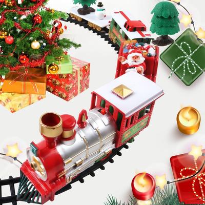 Christmas Electric Train Set: Cross-Border Children's Musical Train Toy