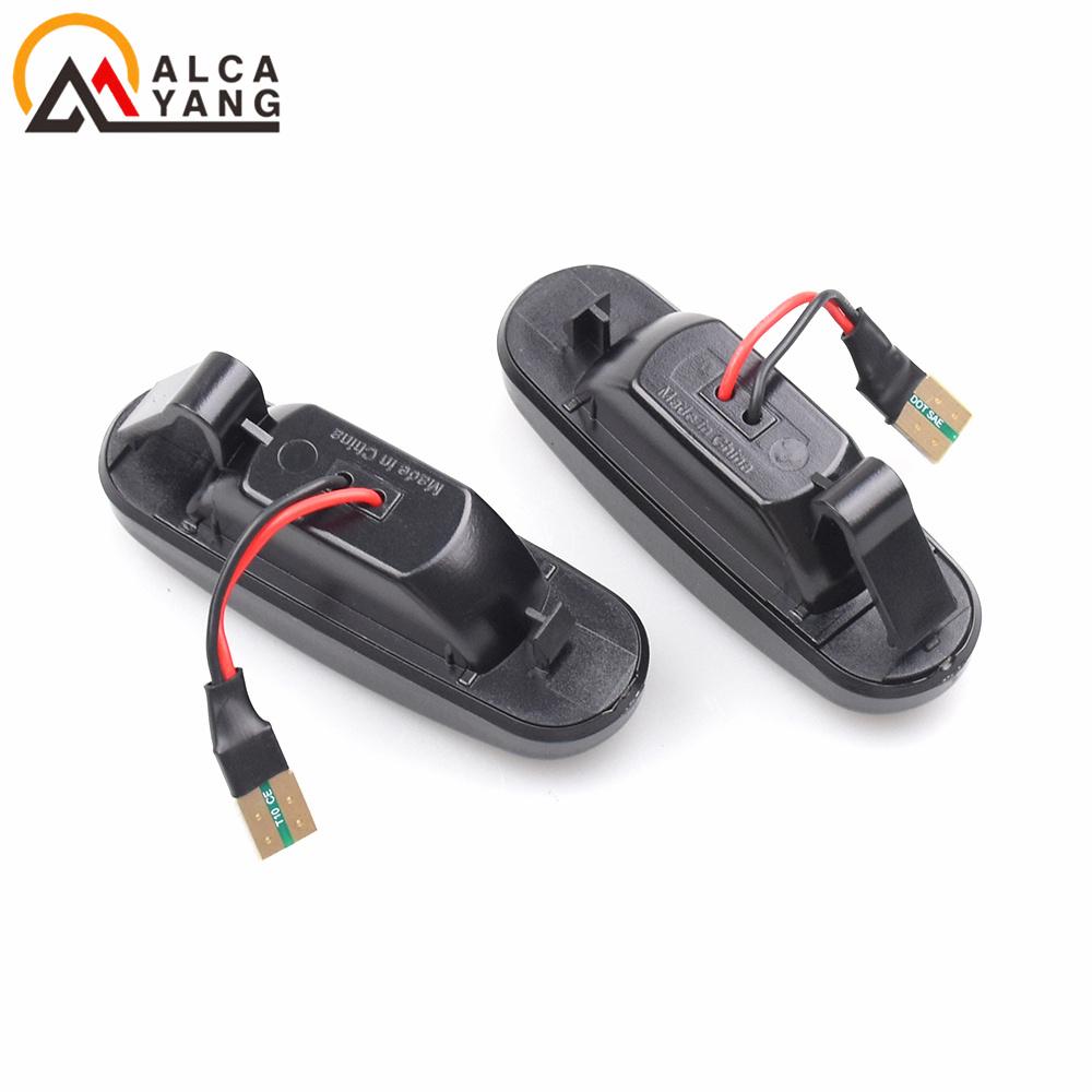 2Pcs For Fiat Abarth Punto Grande Panda 199 Doblo Fiorino 3 Idea 350 Linea 323 110 Dynamic LED Side Marker Light Repeater Lamp