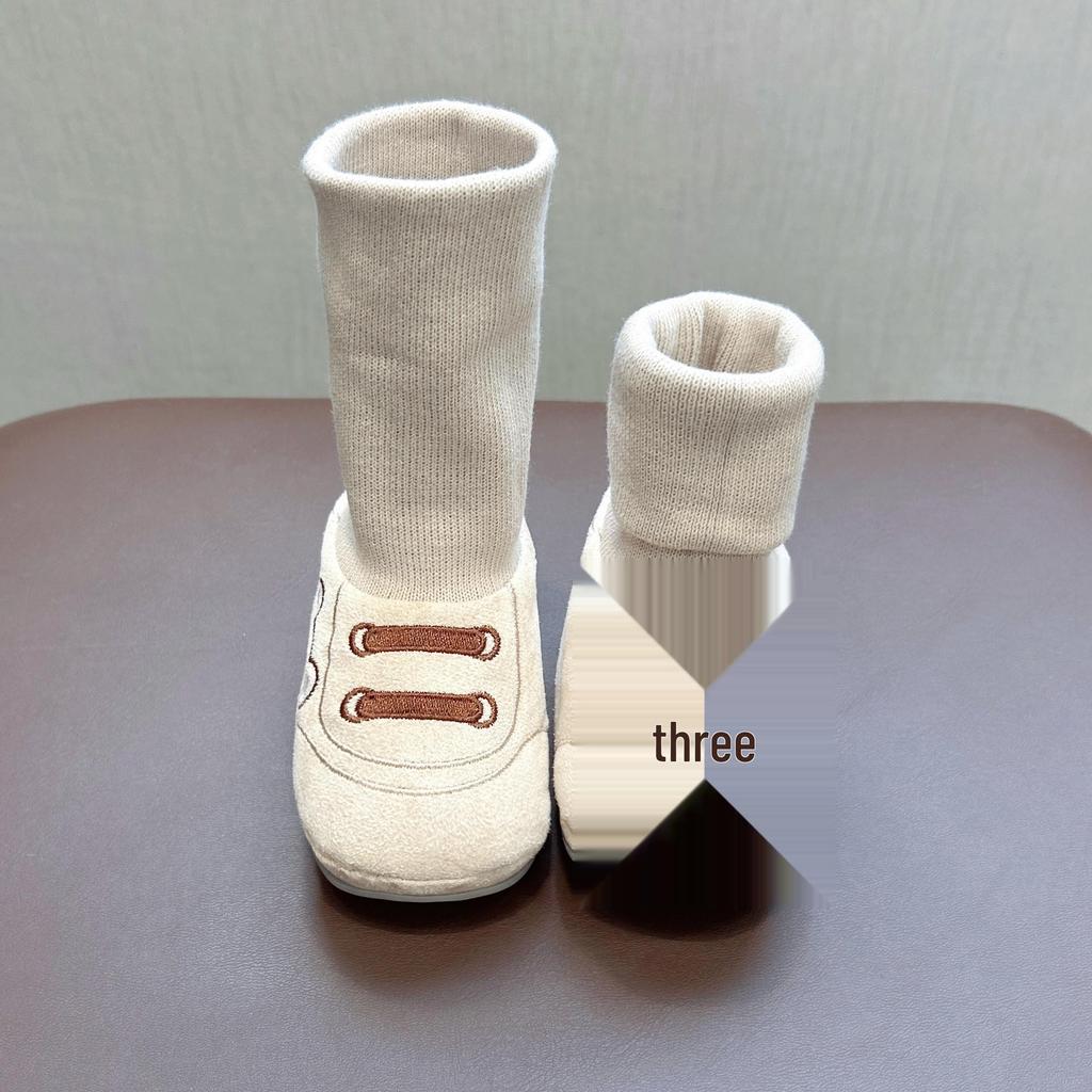 Unisex Baby Non-Slip Shoes: Soft Sole Cotton Walking Shoes for 6-12 Months