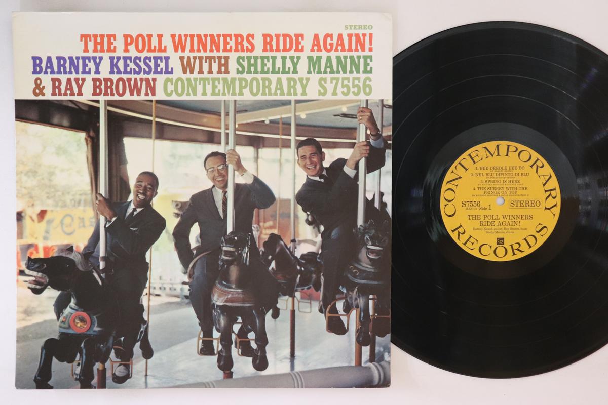 

LP Record POLL WINNERS - Ride Again! S7556 CONTEMPORARY 1959 US Jazz Used