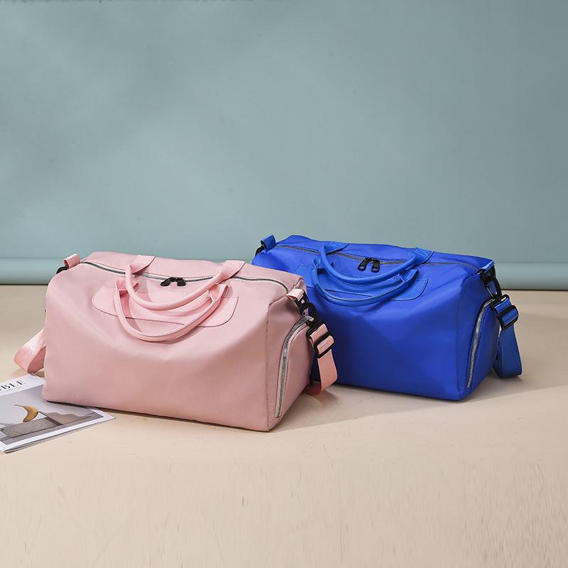 Large Capacity Independent Shoe Compartment Crossbody Fitness Bag Dry and Wet Separation Swimming Yoga Bag Shoulder Short-distance Luggage Travel Bag