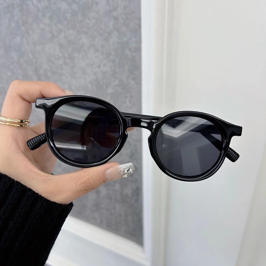 Retro Runde Sonnenbrille Damen Herren Mode Vintage Sonnenbrille Weiblich Männlich Marke Designer Shades Spiegel Reise