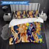 Skull And Sun Carnival 3pcs K-pop music group Bedding set,Ideal for Bedroom, Dormitory,Including Duvet Cover And 2pcs Pillowcases,Fan gifts
