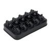 Easily Release Ice Mold with Lid Flexible Silicone Ice Maker 10 Hole Skull Shape Ice Tray for Soup Freezers Wine Juice
