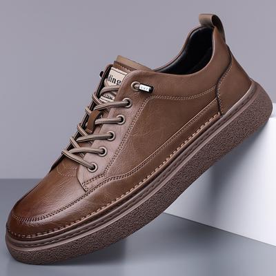 Μόδα Μόδα Δερμάτινα Casual Αθλητικά Παπούτσια για Άνδρες Άνοιξη Φθινόπωρο Μαλακής Σόλας Σχεδιαστής Ανδρικά Παπούτσια Σανίδας Μόδα Υπαίθρια Αθλητικά Παπούτσια Ανδρικά