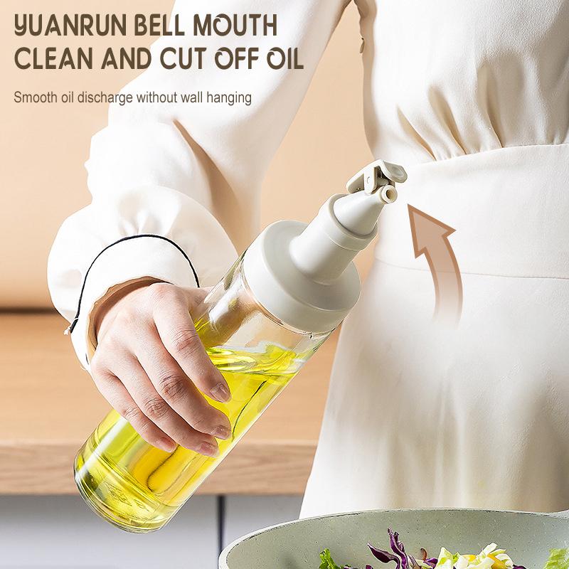 500ml Sealed Glass Oil Pot Multifunctional Condiment Dispenser Container For Oil Seasoning China Mainland