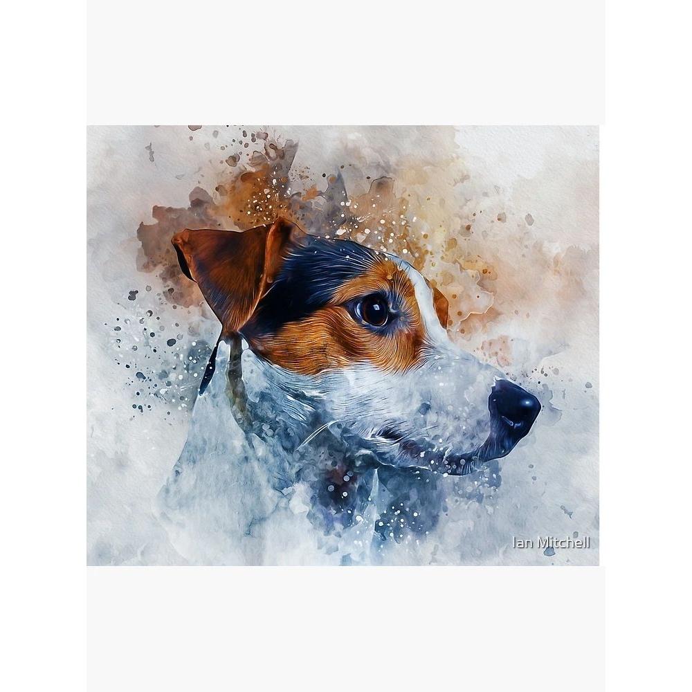 Tapestry art of the Jack Russell Terrier 75x100