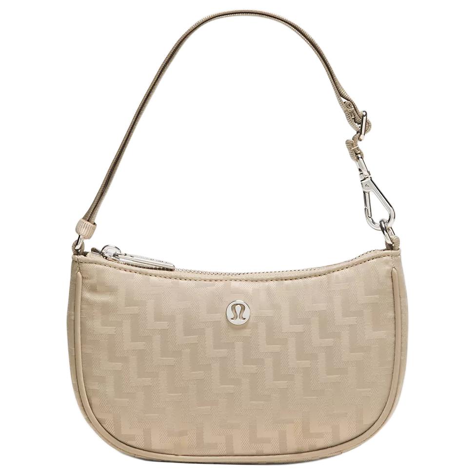 Lululemon 1L Brand Logo Polyester Mini Shoulder Bag Women bags Oak 73613 Oak