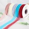 DIY Gift Wrapping Lace Satin Ribbons Bridal Bouquets Cake Packaging Single Face Ribbons Shiny Handmade Bows Silk Ribbons