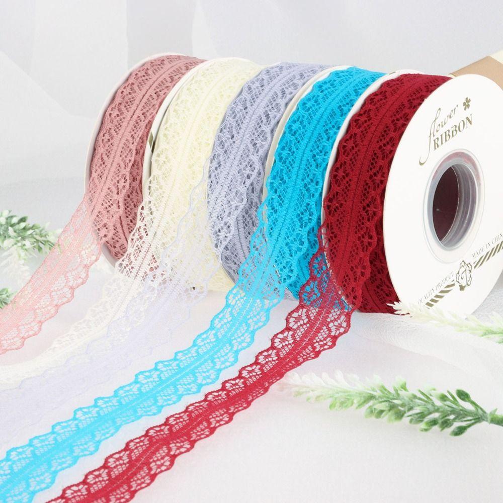 DIY Gift Wrapping Lace Satin Ribbons Bridal Bouquets Cake Packaging Single Face Ribbons Shiny Handmade Bows Silk Ribbons