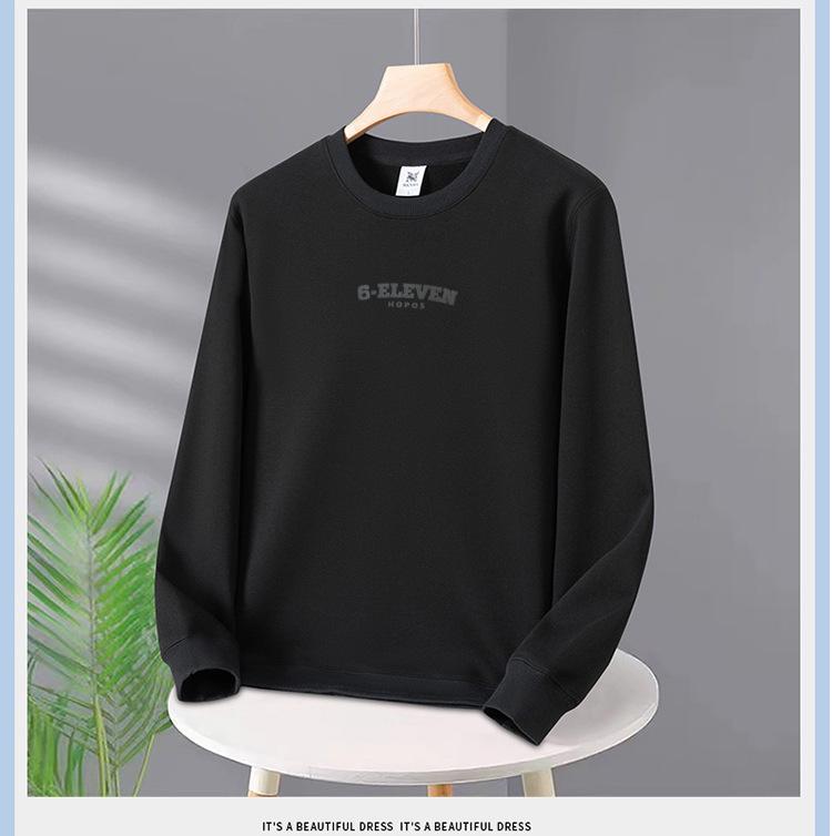 Men's Plus Size Fleece Sweatshirt - Winter Warmth Round Neck Pullover