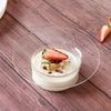 Decorative Glass Bowl Transparent Fruit Salad Plate Home Decoration Yogurt Bowl  Milk Water