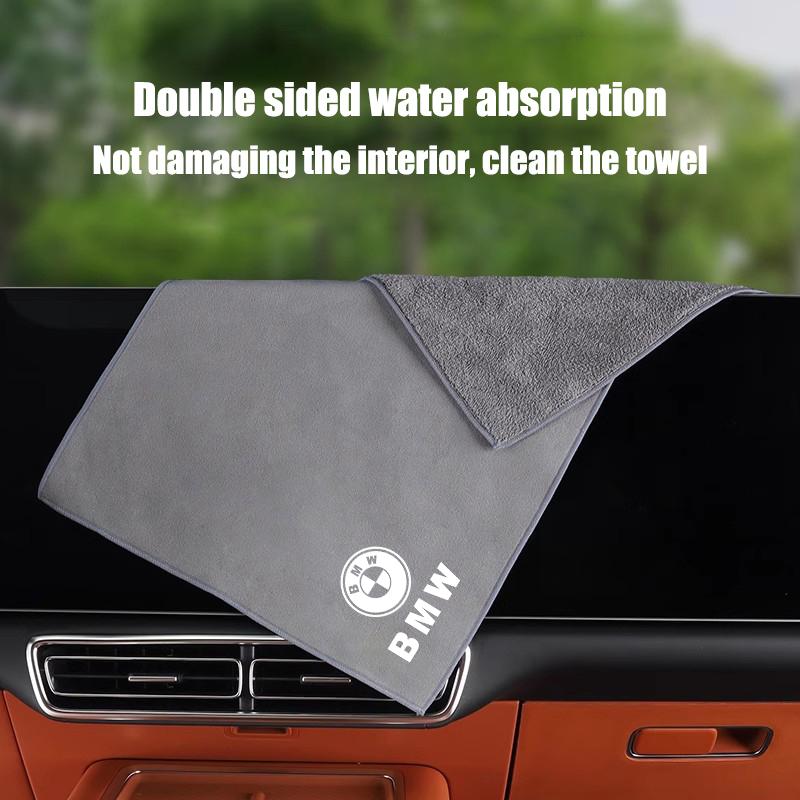 Car Wash Towels Microfiber Clean Rag Cleaning Brush For BMW E46 E90 E60 F30 F10 E39 i3 i4 X1 X2 X3 X5 X4 X6 X7 M3 M4 M5 G30 G20