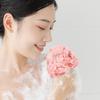 Sky-Blue Mesh Bath Ball Shower Ball for Exfoliating Cleansing Soothing Skin Gentle Lathering Hanging Back Scrubber Body