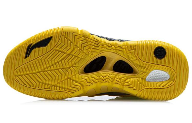 Li Ning Badfive 2 Abrasion Resistant Slip Resistant High Top Performance Basketball Shoes Men's Yellow ABFR001-5