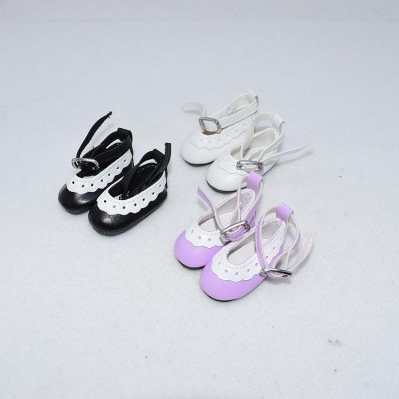 20CM Slim Fit Cotton Doll Shoes for 14-Inch BJD Dolls - Princess Lace Toy Accessories
