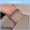 Titanium Geometric Unique Steel Bracelet For Men And Women Fashionable Streetwear