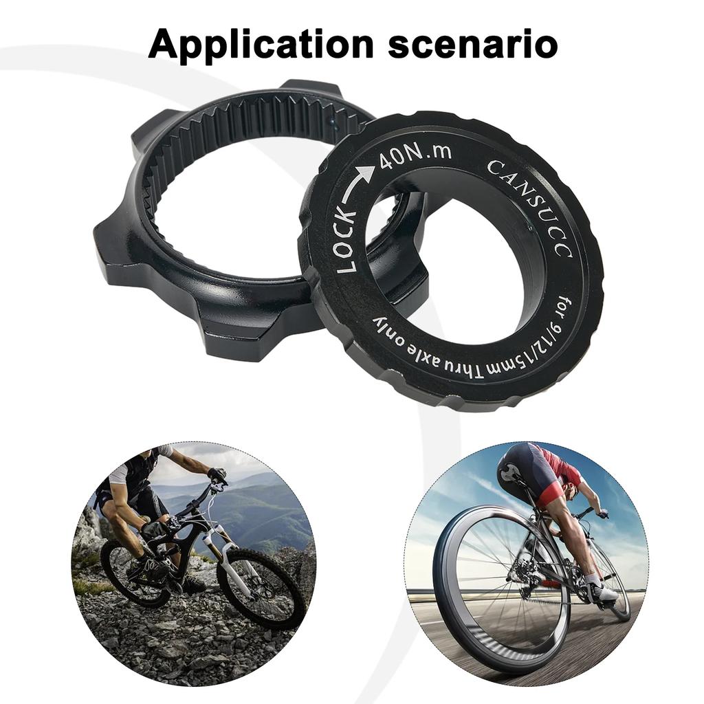 Bicycles Center Lock To 6-Bolt Brake Rotors Brake Rotor Centerlock Cap Adapter Bike Hub Disc Brake Rotor Adaptor Cycling Parts