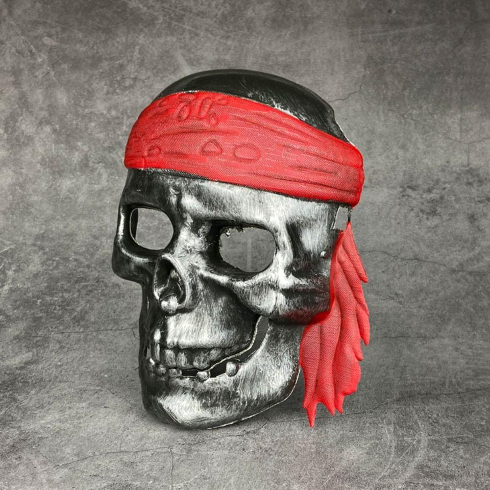 Masquerade Funny Ghost Mask Silver/golden Prom Mask Performance Pirate Skull Mask  Valentine's Day