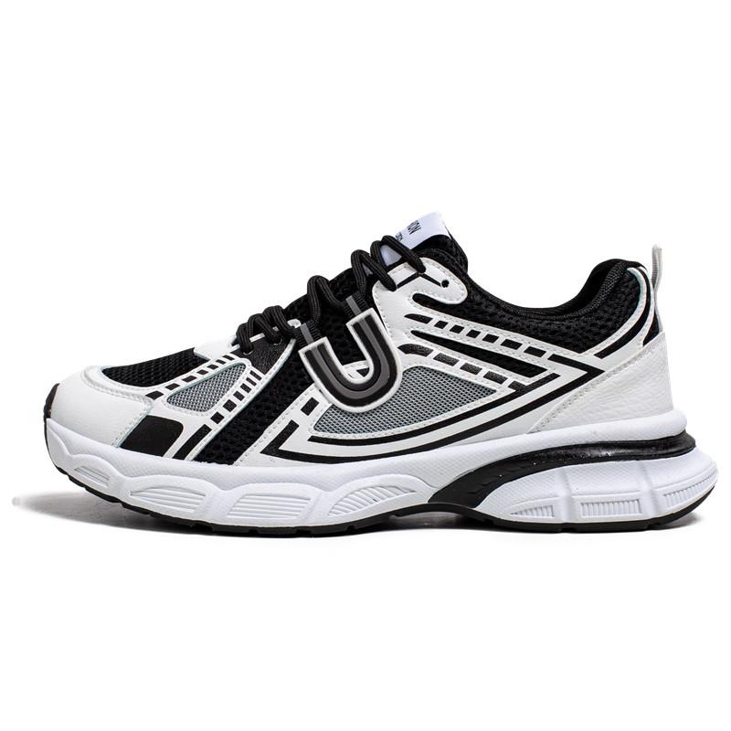 2024 Men's Shoes Summer Breathable Youth Trend Sports Casual Running Mesh Mesh Shoes Junior High School Dad Trend Shoes