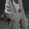 2023 Autumn/Winter Women's Faux Mink Fur Knitted Cardigan Coat