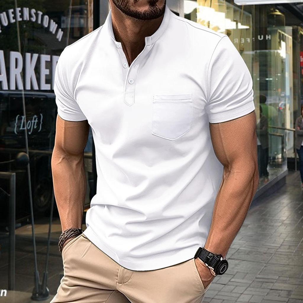 2023 Herren Retro Amerikanisches Schwergewicht Henry Polo T-Shirt